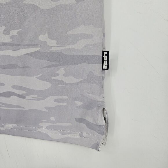 Greater Half GH Polo Shirt Mens Medium Legion Camo Performance‎ Golf AOP UPF - Picture 3 of 10